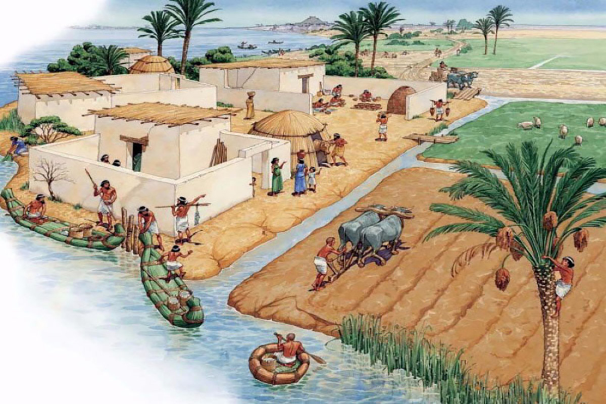 تاریخچه پیدایش آبیاری