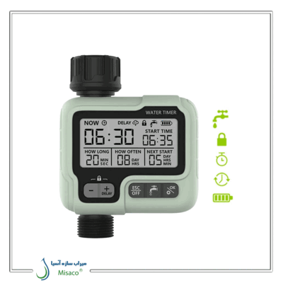 مشخصات تایمر آبیاری تک خروجی hct322