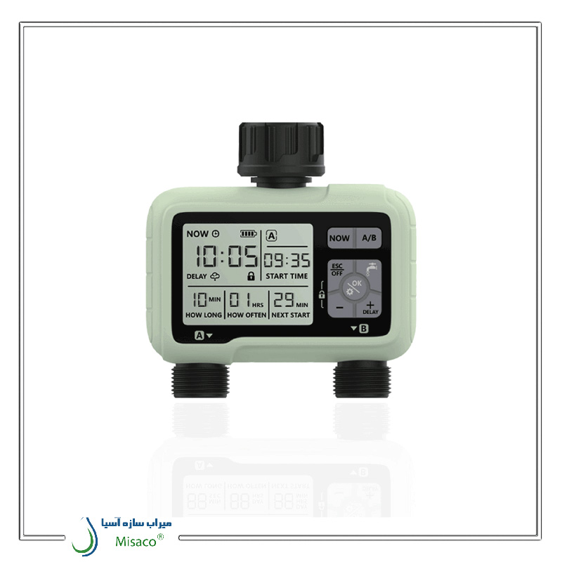 timer-hct-326 تایمر آبیاری دو خروجی hct 326