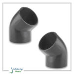 زانو 45 درجه جوشی فاضلابی پلی رود-1