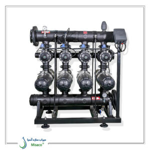 پکیج فیلتر دیسکی تمام اتوماتیک 4 واحده دوبل 20 میکرون-1