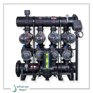 پکیج فیلتر دیسکی تمام اتوماتیک 4 واحده دوبل 50 میکرون-1
