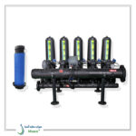 پکیج فیلتر دیسکی تمام اتوماتیک 5 واحده دوبل 50 میکرون-1