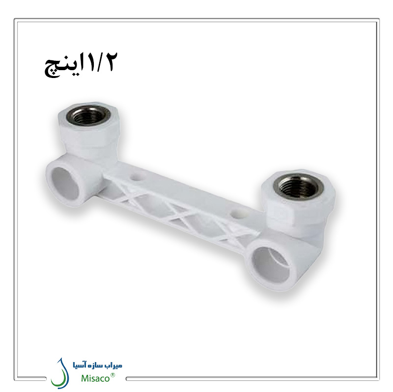 Pair of metal elbow bushings زانو بوشن فلزى زوج تک لایه پلی پروپیلن آذین