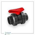 شیر توپی UPVC ماسوره ای چسبی ضد اسید ویسپار-1