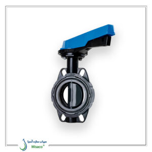 شیر پروانه ای صنعتی UPVC ویسپار-1